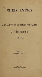 Cover of: Chess lyrics by Arthur Ford Mackenzie