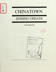 Chinatown zoning update by Boston Redevelopment Authority