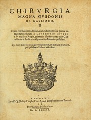 Cover of: Chirurgia magna Guidonis de Gauliaco: olim celeberrimi medici
