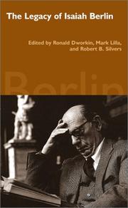 Cover of: The Legacy of Isaiah Berlin (New York Review Books Collections) by 