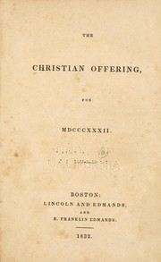 Cover of: The Christian offering for MDCCCXXXII