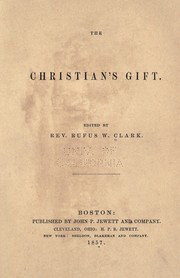 Cover of: The Christian's gift