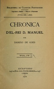 Cover of: Chronica d'el-rei D. Manuel