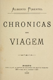 Cover of: Chronicas de viagem