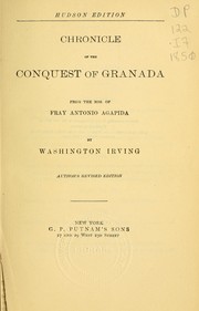 Cover of: Chronicle of the conquest of Granada by Washington Irving, Washington Irving