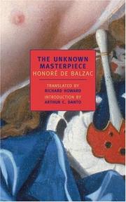 Cover of: The unknown masterpiece by Honoré de Balzac