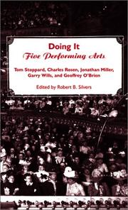 Cover of: Doing It: Five Performing Arts