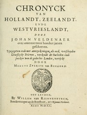 Cover of: Chronyck van Hollandt, Zeelandt, ende Westvrieslandt
