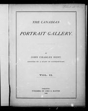 Cover of: The Canadian portrait gallery