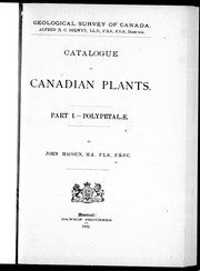Cover of: Catalogue of Canadian plants. Part I, polypetalae