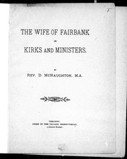 Cover of: The wife of Fairbank on kirks and ministers