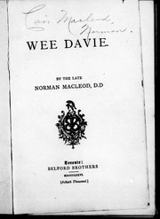 Cover of: Wee Davie by Macleod, Norman