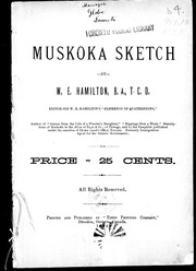 Cover of: Muskoka sketch