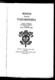 Cover of: Songs from Vagabondia by Bliss Carman, Richard Hovey ; designs by Tom B. Meteyard.