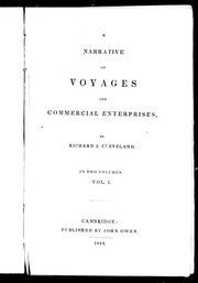 Cover of: A narrative of voyages and commercial enterprises