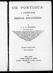 Cover of: De pontibus, a pocket-book for bridge engineers