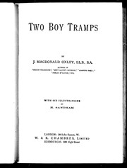 Cover of: Two boy tramps by James Macdonald Oxley