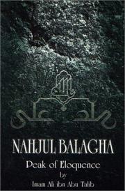 Cover of: Nahjul Balagha