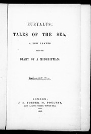 Cover of: Euryalus, tales of the sea by 