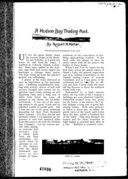 Cover of: A Hudson Bay trading post