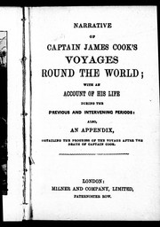 Cover of: Narrative of Captain James Cook's voyages round the world by 