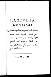 Cover of: Viaggio intorno al mondo fatto negli anni 1803-4-5 e 1806: d'ordine di sua maesta' imperiale Alessandro Primo su i vascelli la Nadeshda e la Neva sotto il comando del capitano della marina imperiale A.G. di Krusenstern