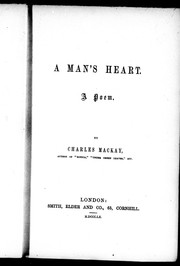 Cover of: A man's heart: a poem
