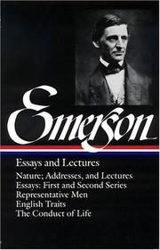 Cover of: Essays & lectures by Ralph Waldo Emerson