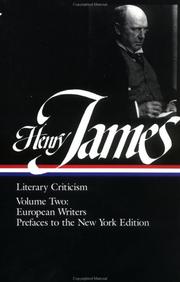 Cover of: Literary criticism by Henry James