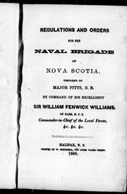 Regulations and orders for the naval brigade of Nova Scotia