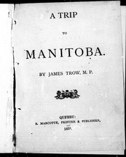 Cover of: A trip to Manitoba