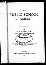 Cover of: The public school grammar