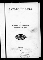 Cover of: Fables in song
