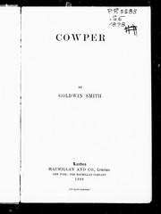 Cover of: Cowper