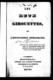 Cover of: Les deux girouettes ou L'hypocrisie démasquée