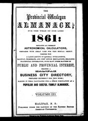 Cover of: The Provincial Wesleyan almanack | 