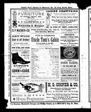 Cover of: Peck & Fursman's Uncle Tom's Cabin Company by Grand Opera House (Hamilton, Ont.)