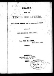 Cover of: Traité sur la tenue des livres: en partie simple et en partie double : rédigé pour la classe mercantile
