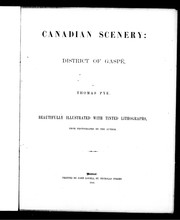 Cover of: Canadian scenery: district of Gaspé