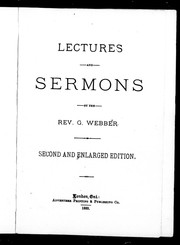 Cover of: Lectures and sermons