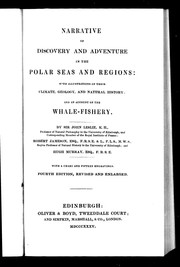 Cover of: Narrative of discovery and adventure in the polar seas and regions by by Sir John Leslie, Robert Jameson, Hugh Murray.