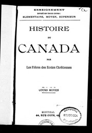 Cover of: Histoire du Canada