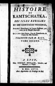 Histoire de Kamtschatka by Stepan Krasheninnikov