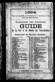 Cover of: Guide de la cité et du diocèse des Trois-Rivières by N. Marchand