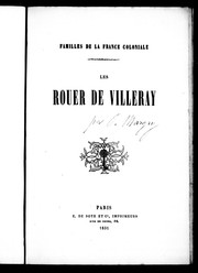 Les Rouer de Villeray by Pierre Margry