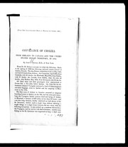 Cover of: Conveyance of cholera from Ireland to Canada and the United States Indian Territory, in 1832 by John C. Peters