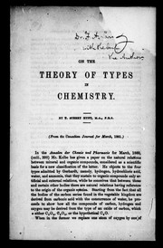 On the theory of types in chemistry by Thomas Sterry Hunt