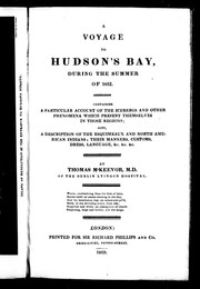 Cover of: A voyage to Hudson's Bay during the summer of 1812 by Thomas M'Keevor