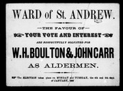 Cover of: Ward of St. Andrew by William Henry Boulton, William Henry Boulton