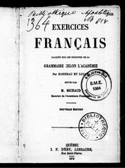 Cover of: Exercices français by Bonneau